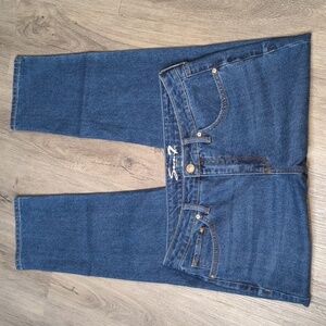 sac306🧵Seven7 High Rise Slim Straight Jeans w/ 28" Inseam Denim Jeans